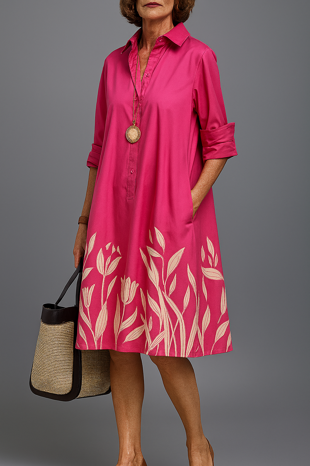 Liane – Luxurious Midi Dress for Effortless Elegance
