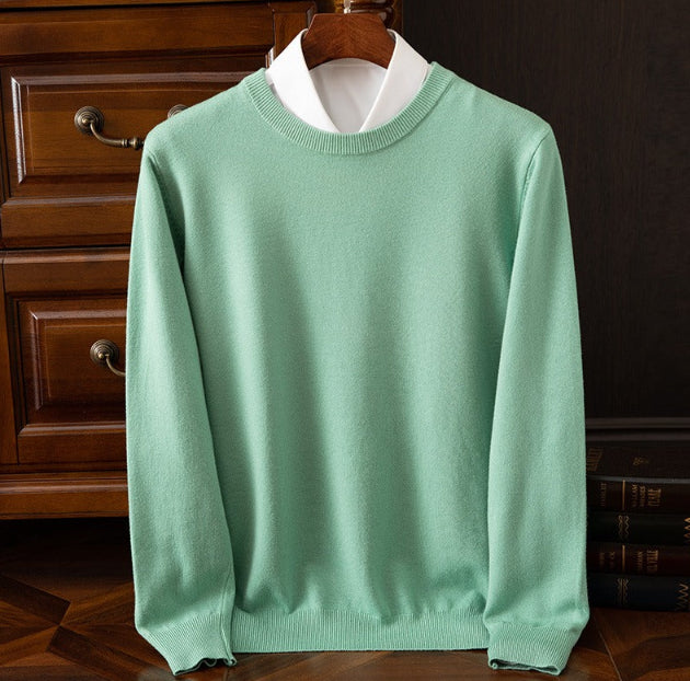 Niles Merino Wool Crewneck Sweater