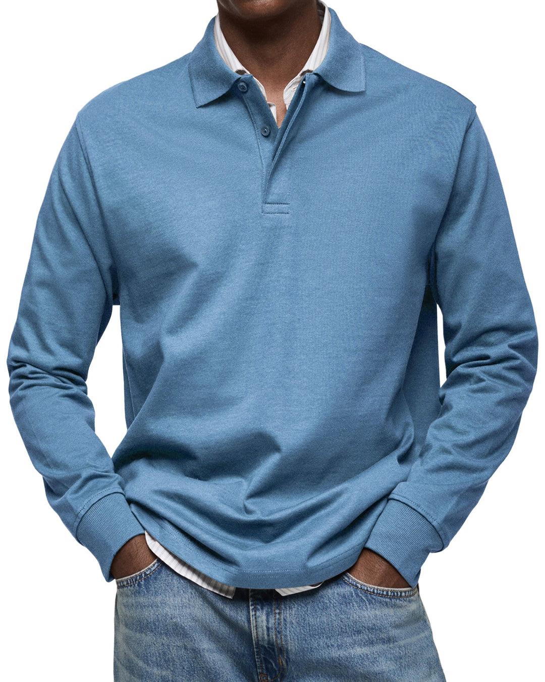 Alderton | Luxury Long-Sleeve Polo