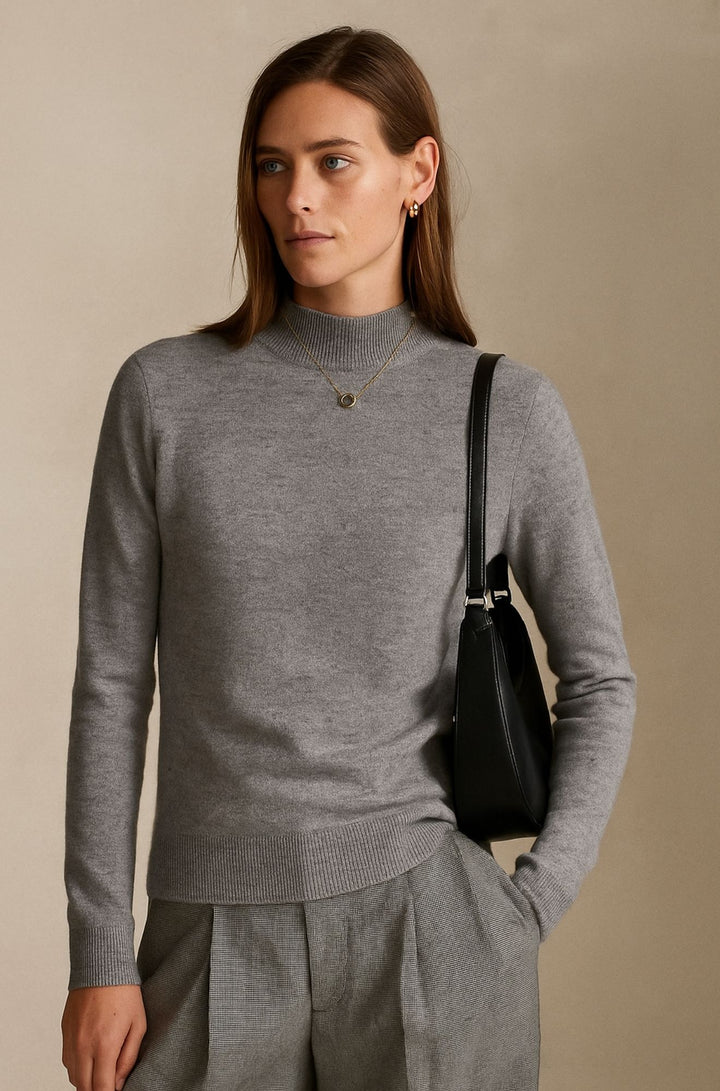 Esmere & Co - The Pure Cashmere Mist Mock Neck