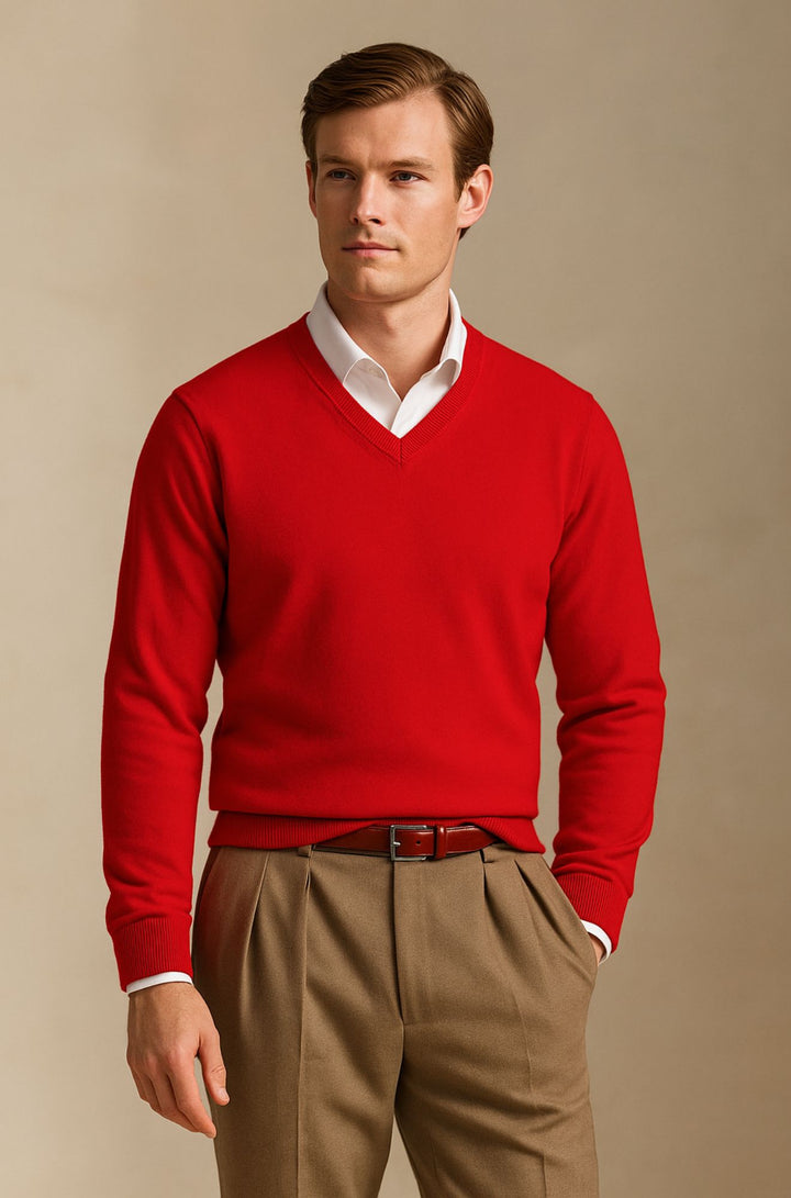 Bexford™ | Pure Cashmere V-Neck Jumper for Men