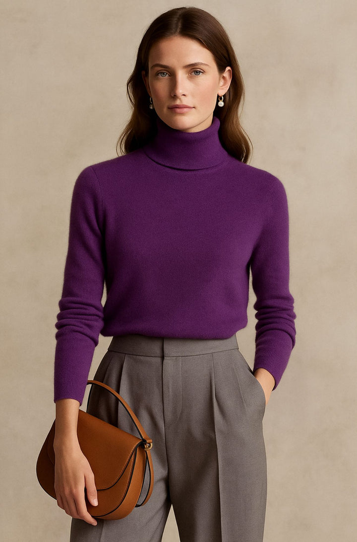 Amara London | Cashmere Turtleneck Sweater