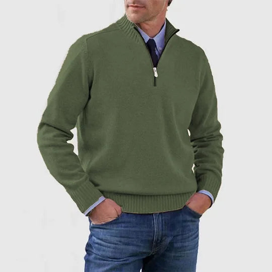 Bramley | Refined Half-Zip Jumper