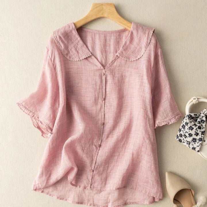 Adella Linen Blouse