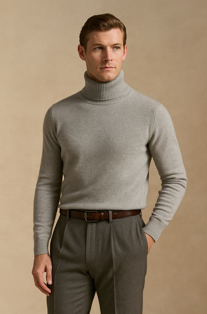 Aldrich London™ | Luxe Merino Turtleneck for Men