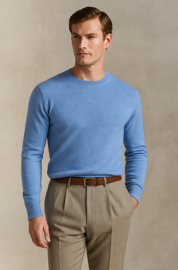 Blenford™ | Luxe Merino Crew Neck Jumper for Men