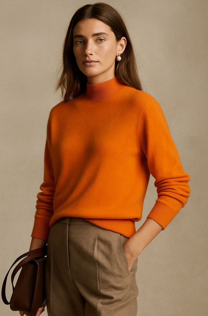 Esmere & Co - The Pure Cashmere Mist Mock Neck