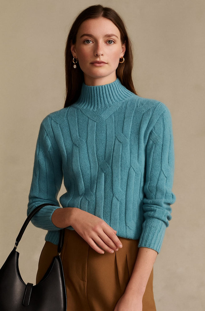 Rowen Hart - The Soft Weave Cashmere Mock