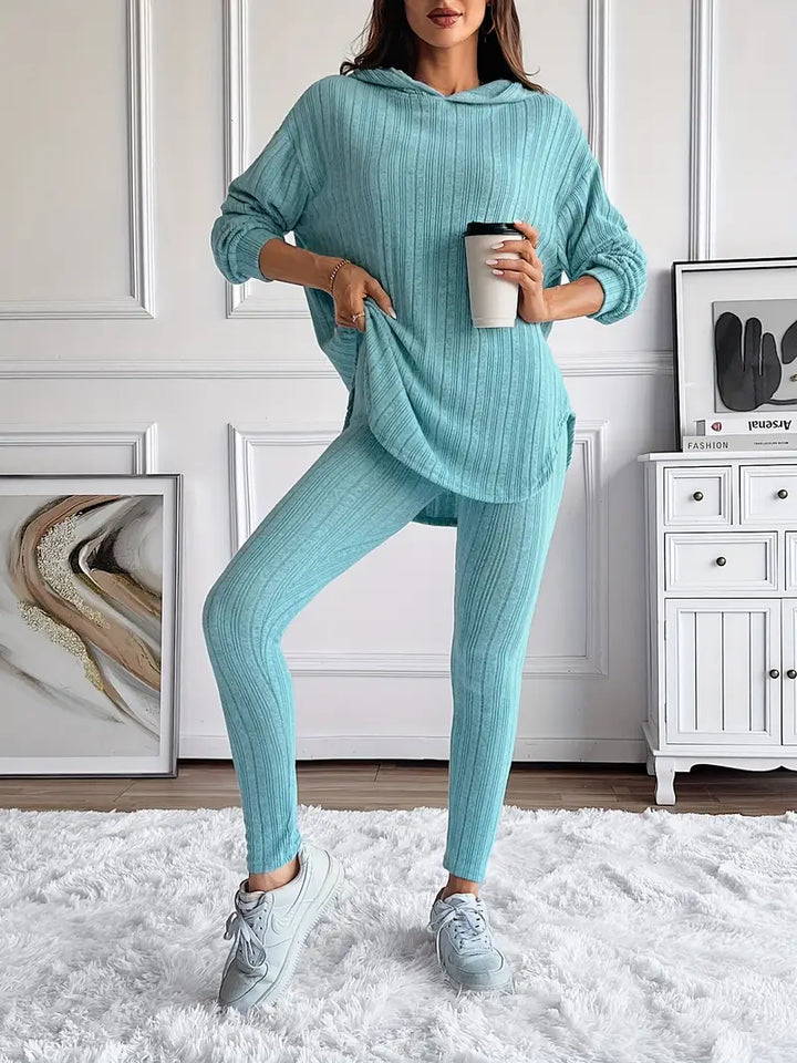 Halena - Ribbed Knit Lounge Set