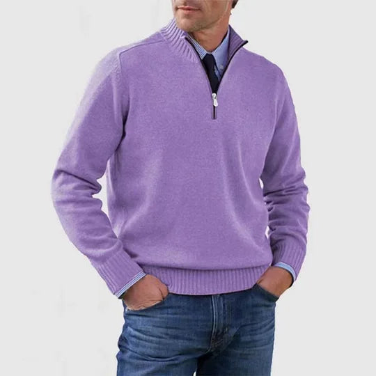 Bramley | Refined Half-Zip Jumper