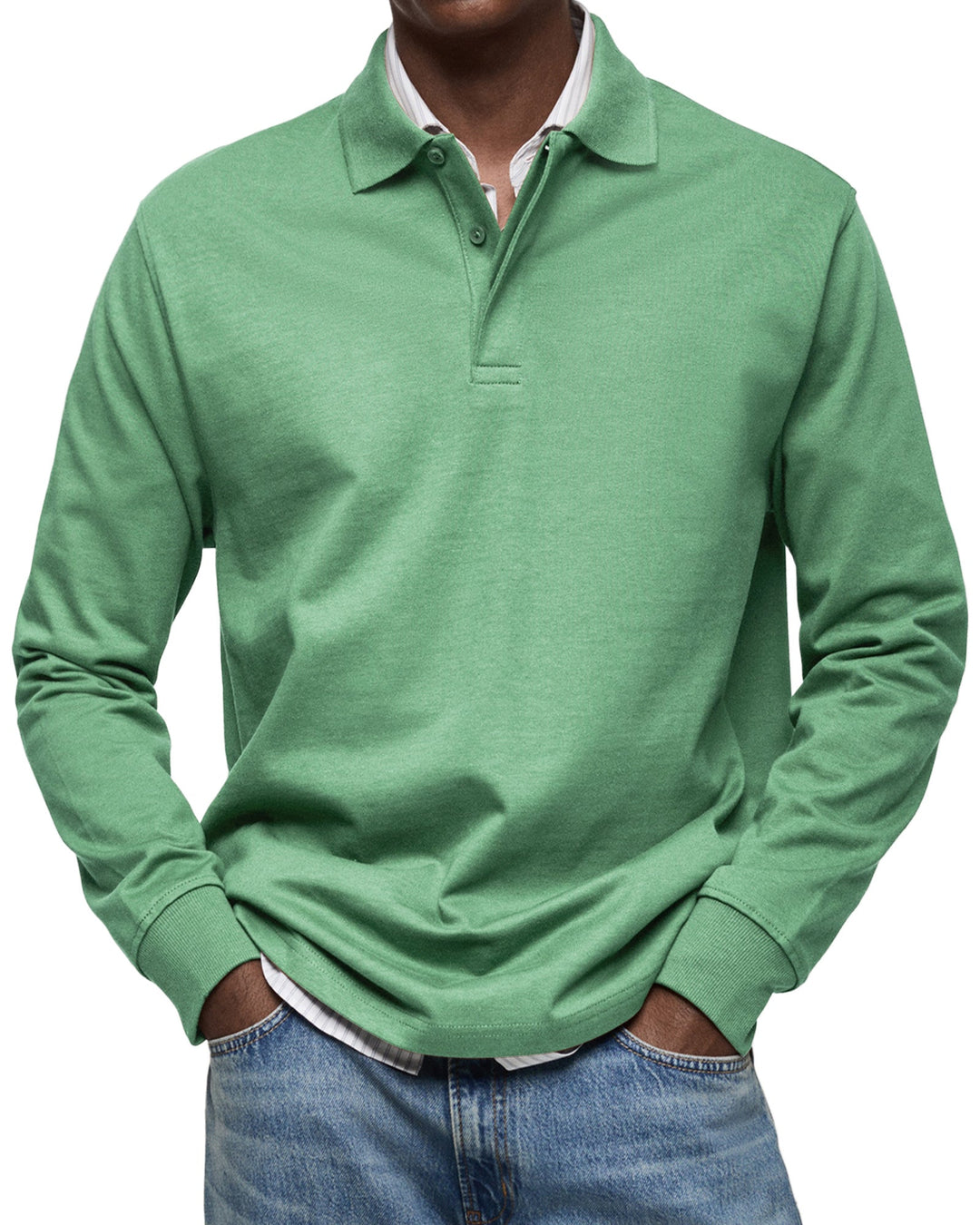 Alderton | Luxury Long-Sleeve Polo