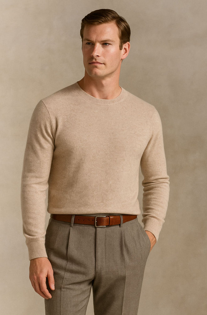 Blenford™ | Luxe Merino Crew Neck Jumper for Men