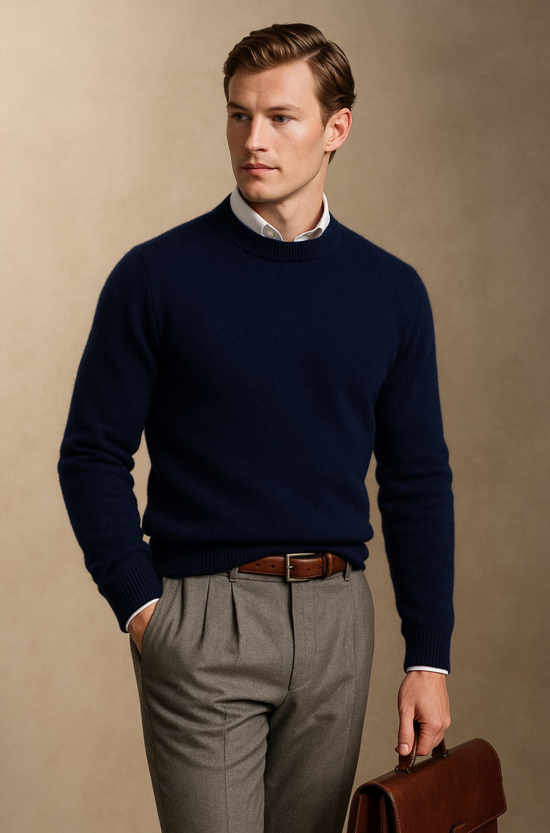 Giles | Cashmere Crew Neck Jumper
