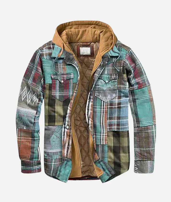 Redford – Checked Patchwork Jacket