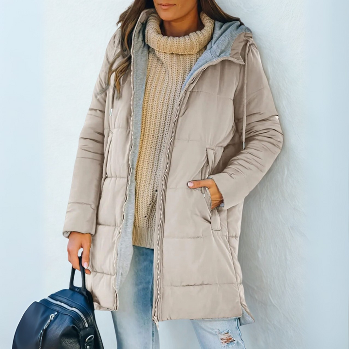 Lyra - Casual Hooded Puffer Down Jacket