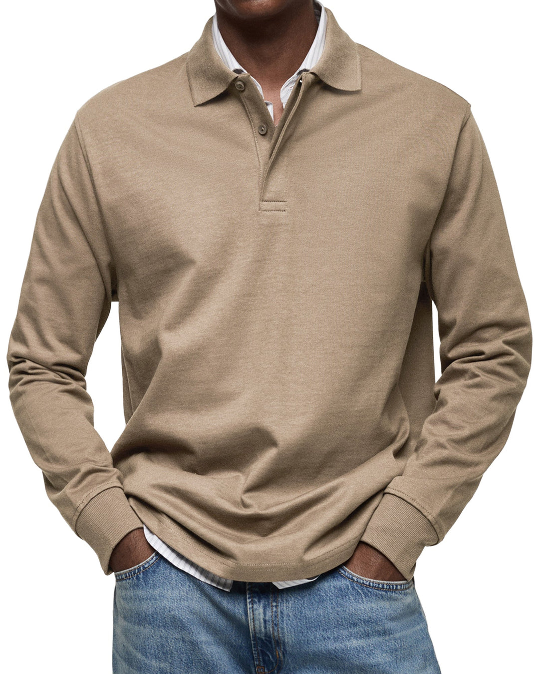 Alderton | Luxury Long-Sleeve Polo