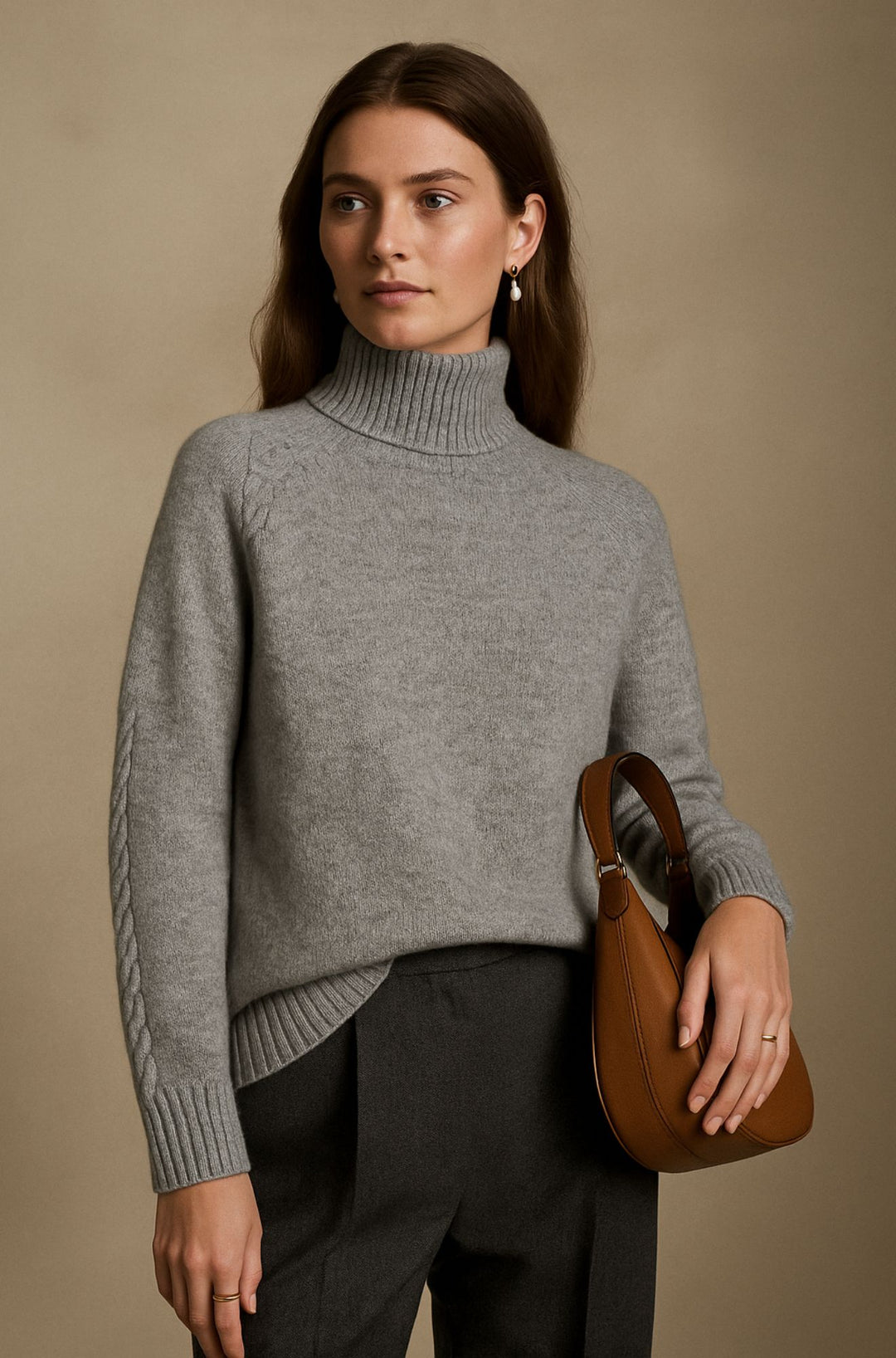 Albury & Vale - The Cashmere Hazel Turtleneck