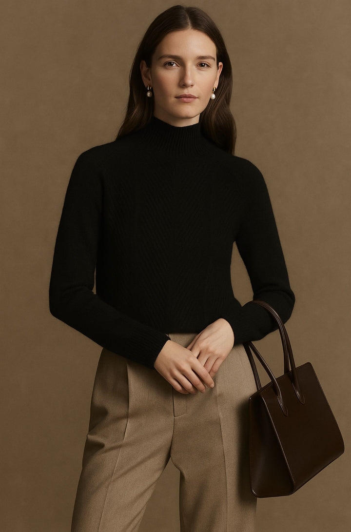 Rosmere Row - The Cashmere Elowen Mock Neck