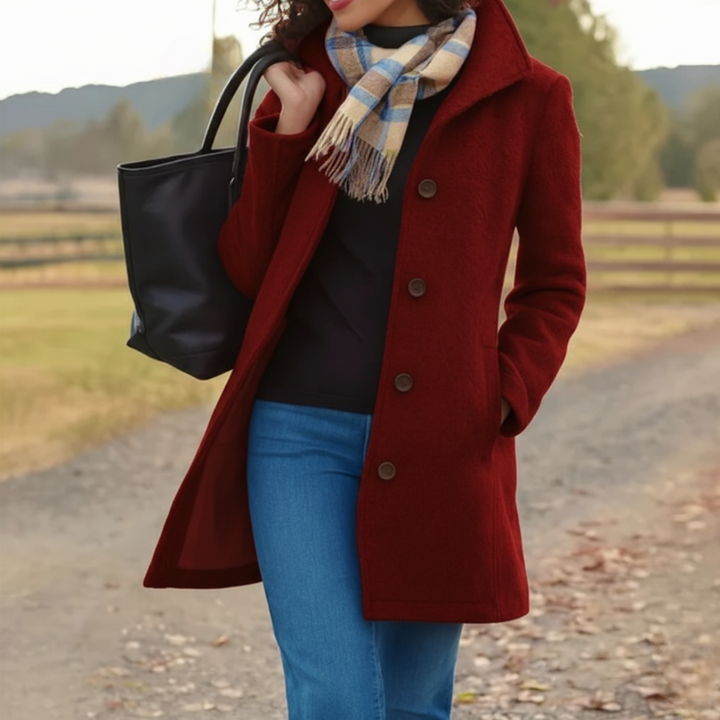Tramere – Classic Mid-Length Button Coat