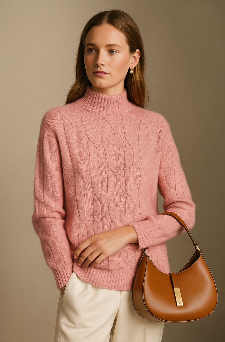Rowen Hart - The Soft Weave Cashmere Mock