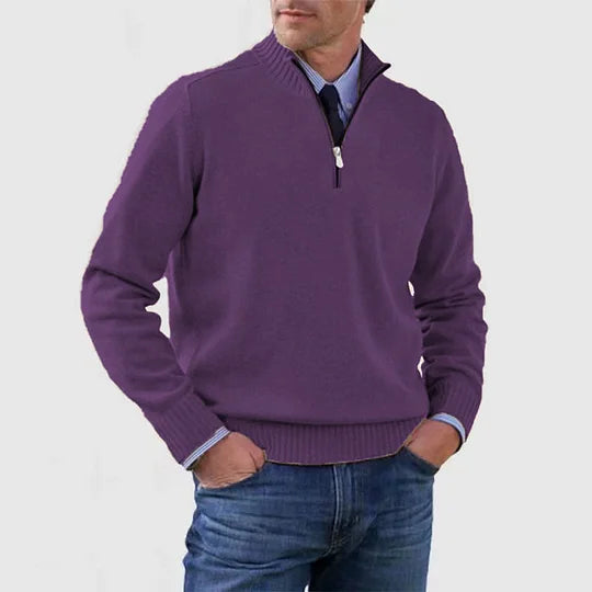 Bramley | Refined Half-Zip Jumper