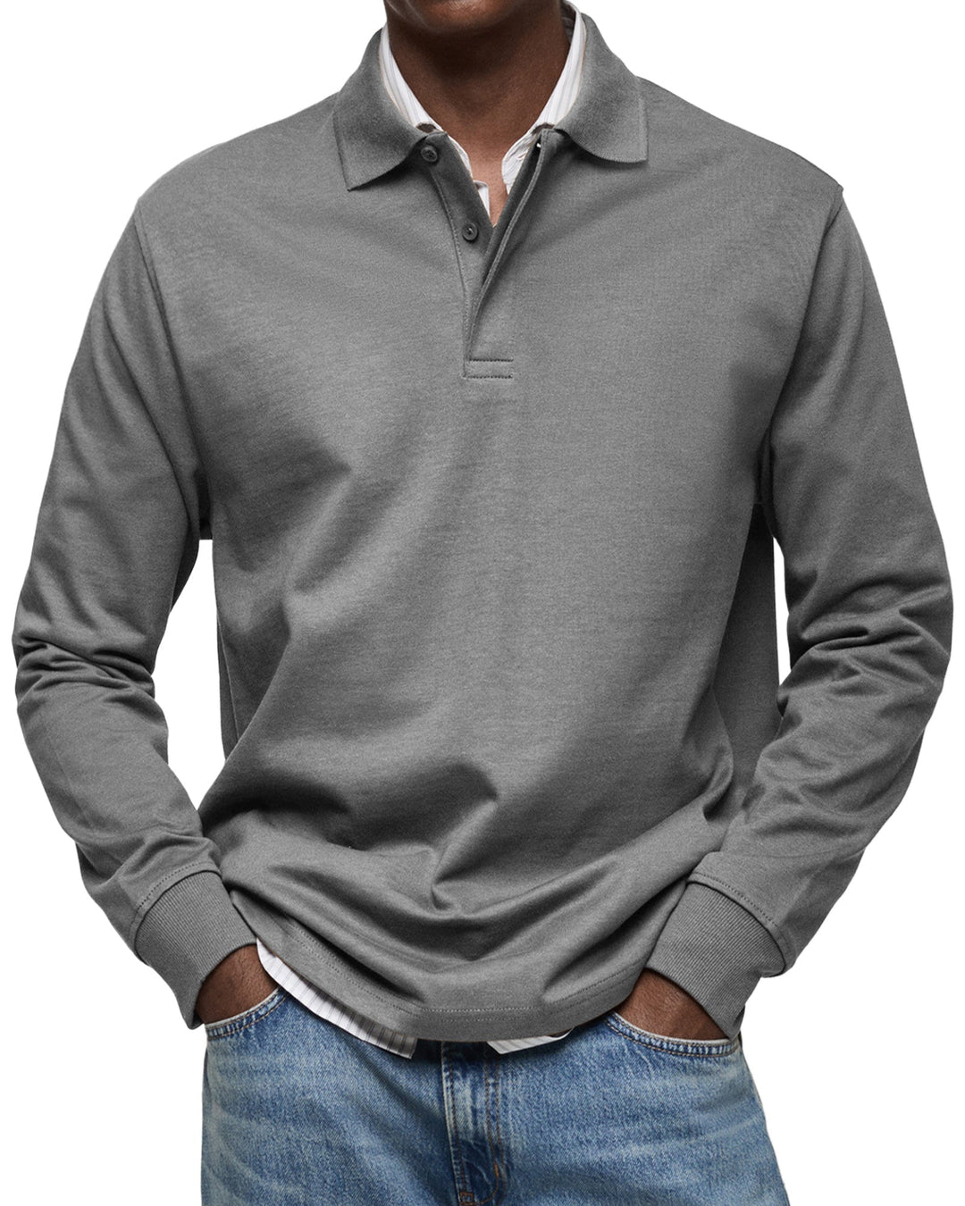 Alderton | Luxury Long-Sleeve Polo