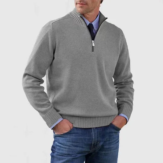 Bramley | Refined Half-Zip Jumper