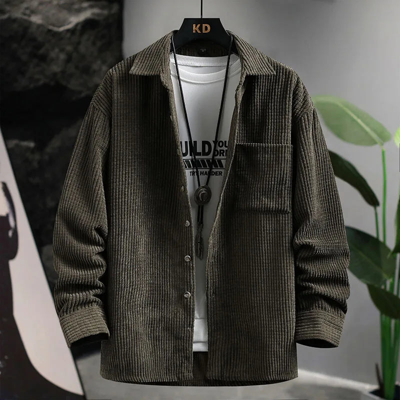 Axtell Corduroy Button-Up Shirt