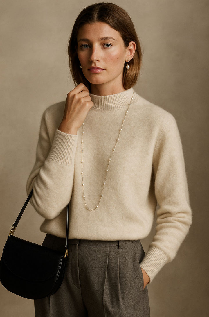 Alden Rowe - The Soft Touch Cashmere Rowan Mock