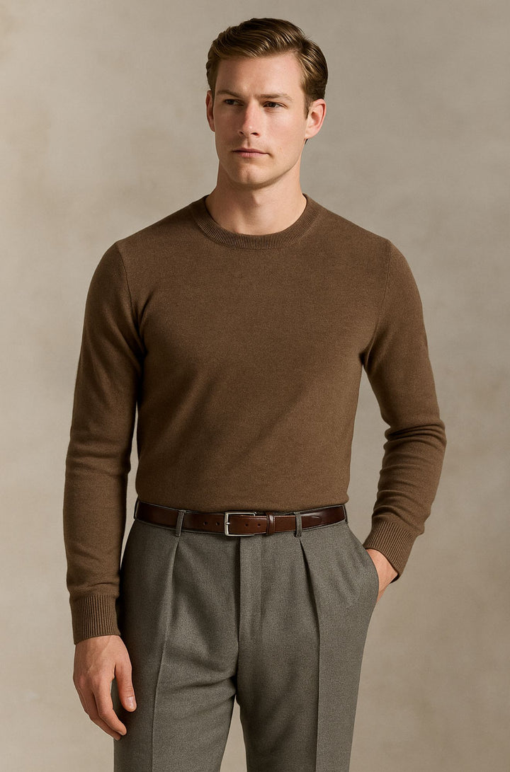 Blenford™ | Luxe Merino Crew Neck Jumper for Men