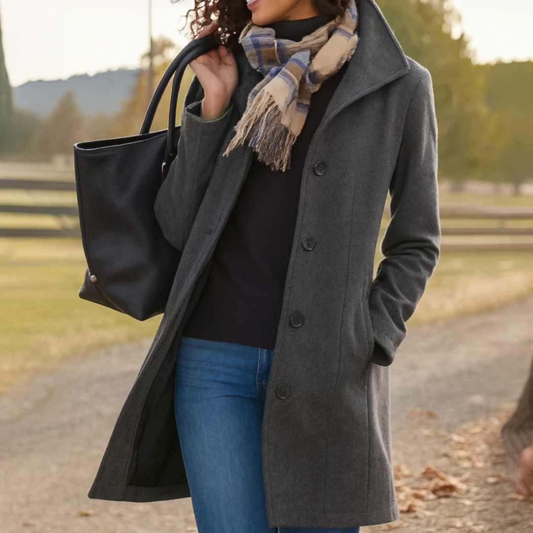 Tramere – Classic Mid-Length Button Coat