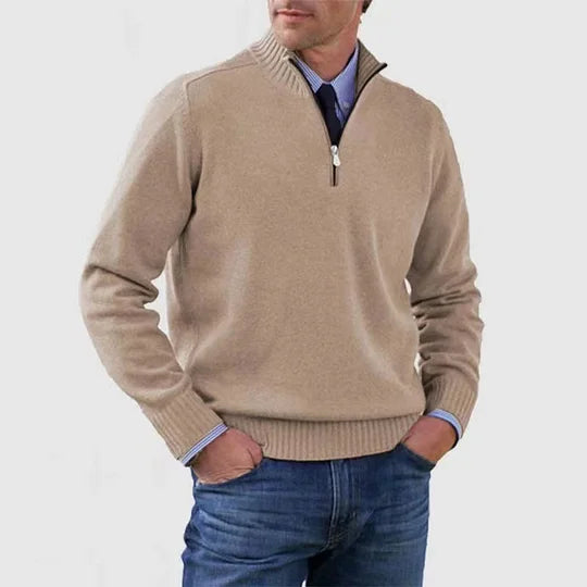 Bramley | Refined Half-Zip Jumper