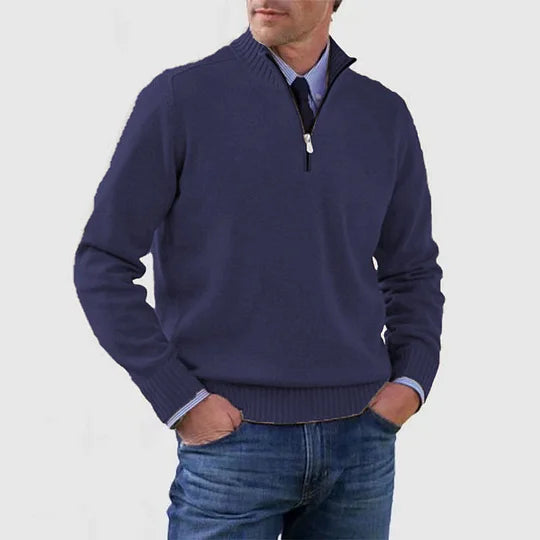 Bramley | Refined Half-Zip Jumper