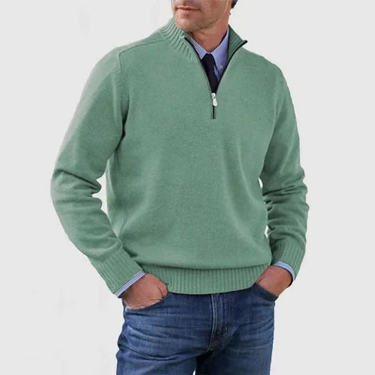 Bramley | Refined Half-Zip Jumper