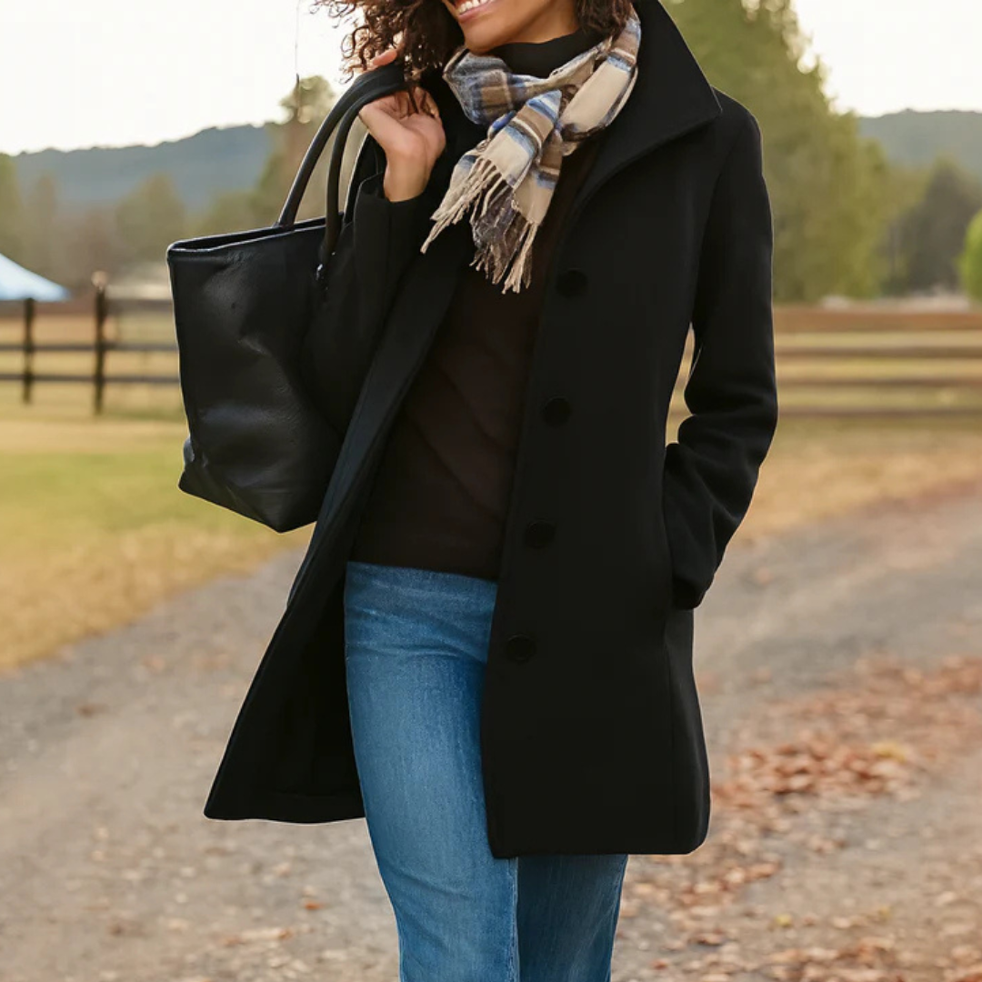 Tramere – Classic Mid-Length Button Coat