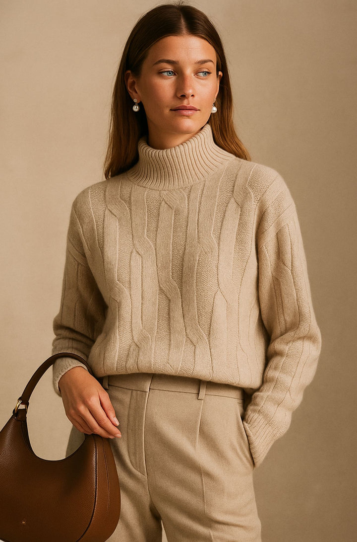 Rowen Hart - The Soft Weave Cashmere Mock