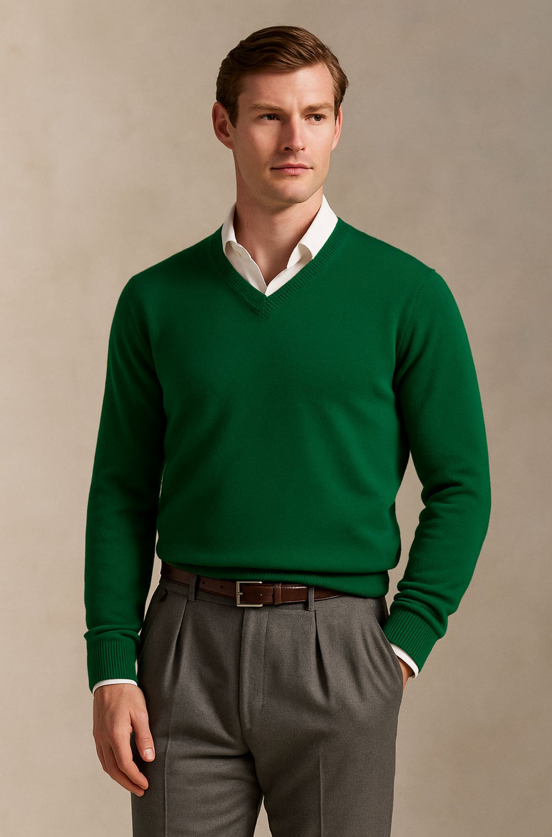 Bexford™ | Pure Cashmere V-Neck Jumper for Men