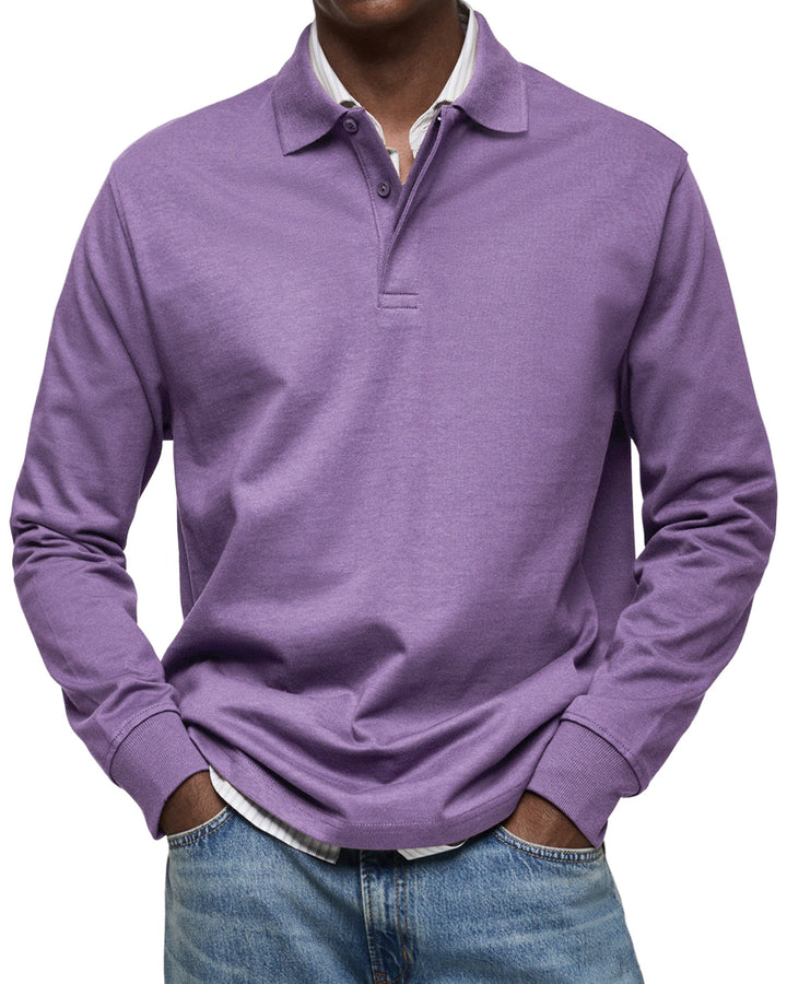 Alderton | Luxury Long-Sleeve Polo