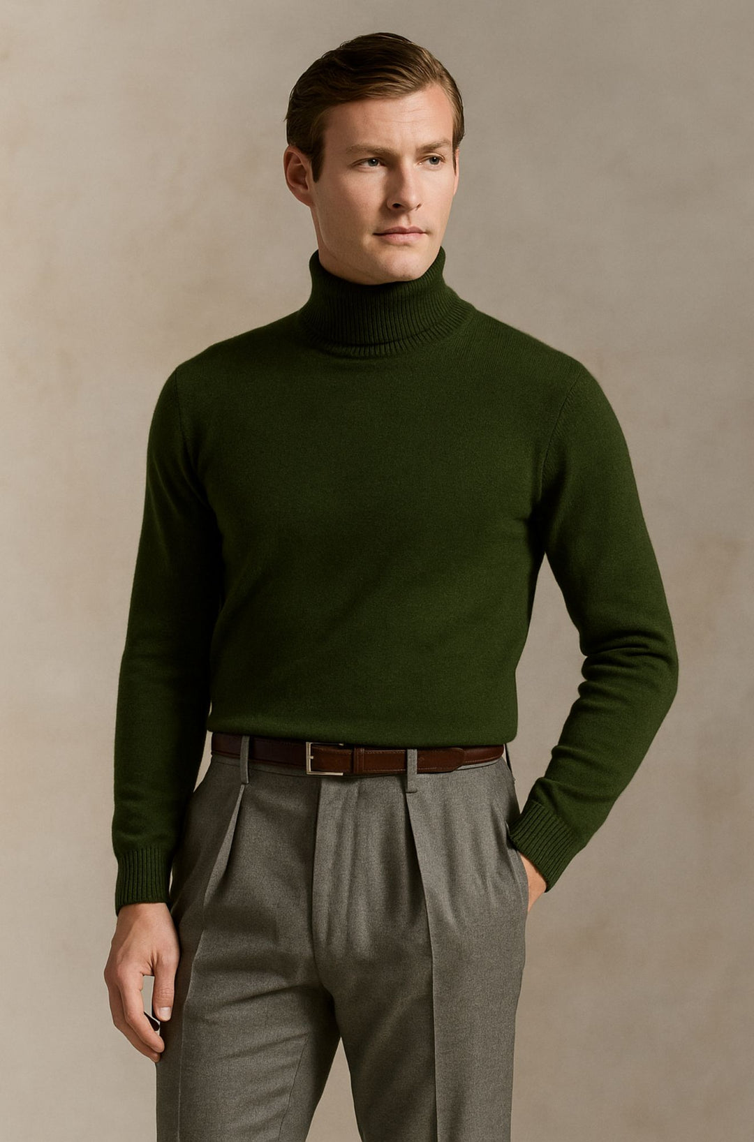 Aldrich London™ | Luxe Merino Turtleneck for Men