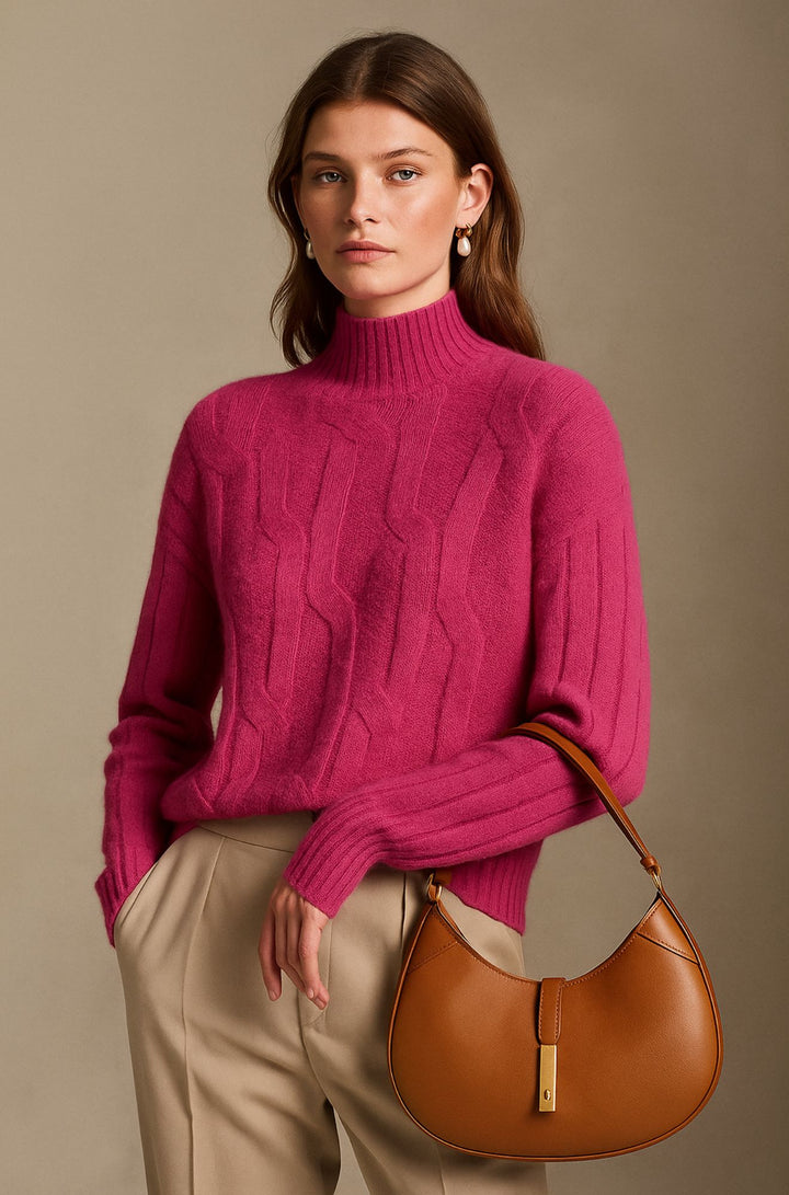 Rowen Hart - The Soft Weave Cashmere Mock