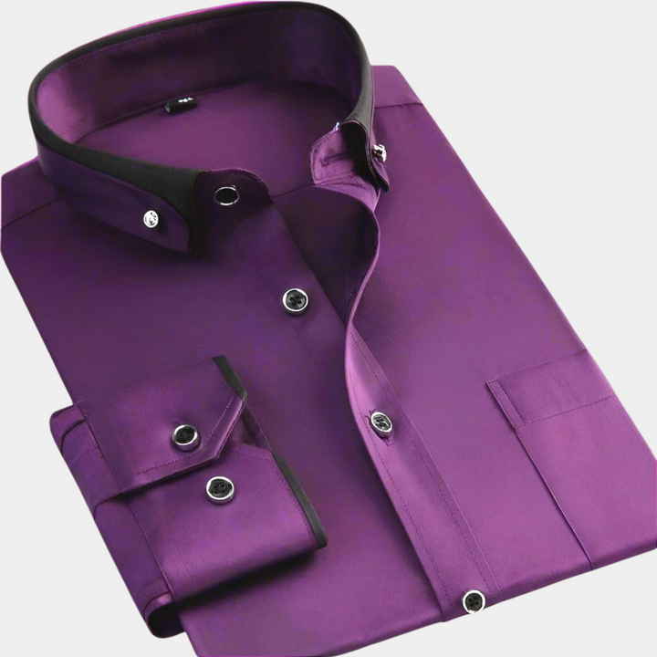 Kingswell & Hunt™ – Contrast Collar Dress Shirt