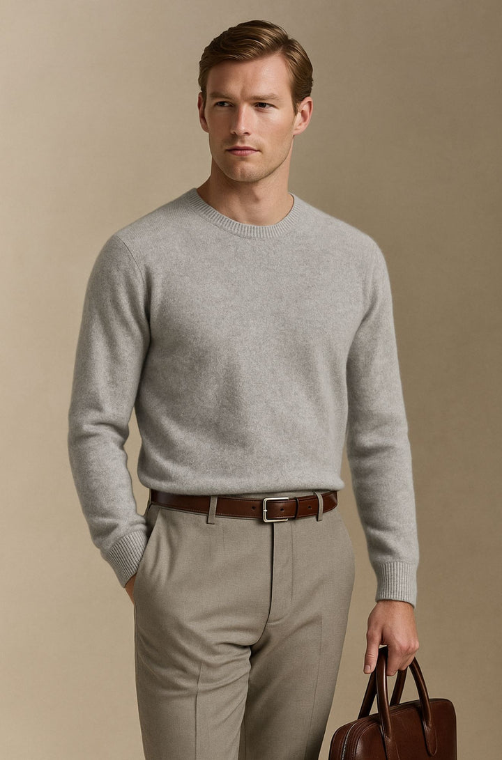 Blenford™ | Luxe Merino Crew Neck Jumper for Men