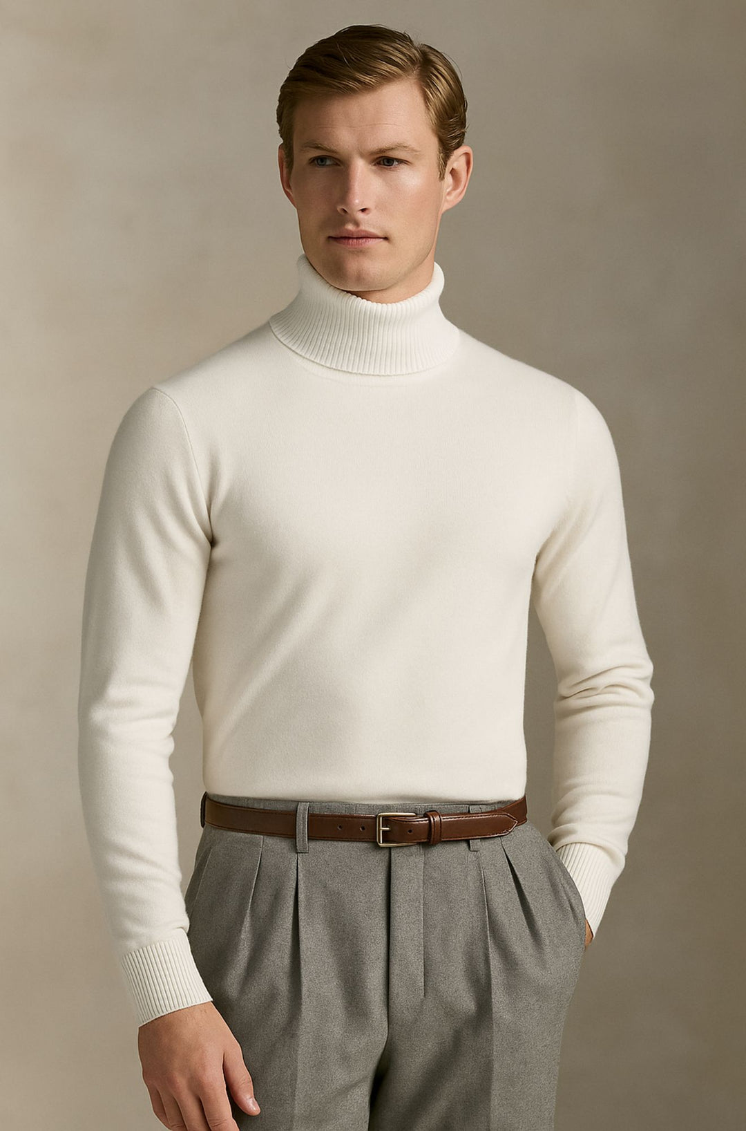 Aldrich London™ | Luxe Merino Turtleneck for Men
