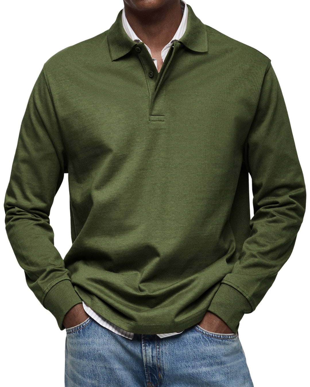 Alderton | Luxury Long-Sleeve Polo