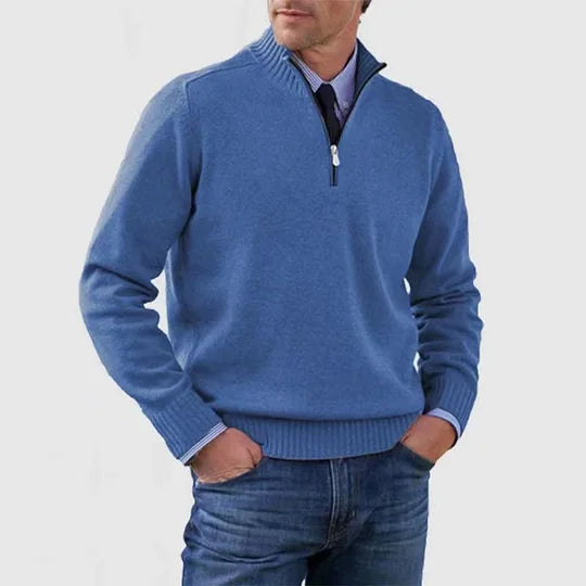 Bramley | Refined Half-Zip Jumper