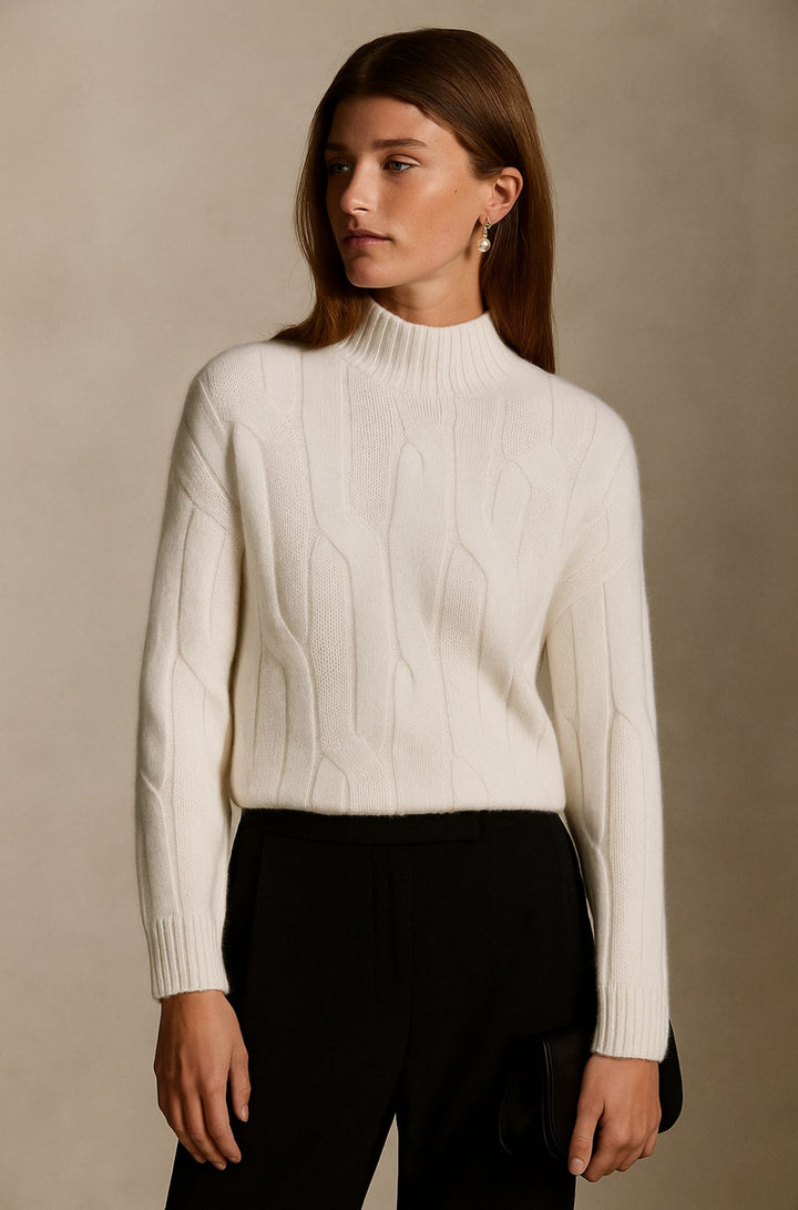 Rowen Hart - The Soft Weave Cashmere Mock