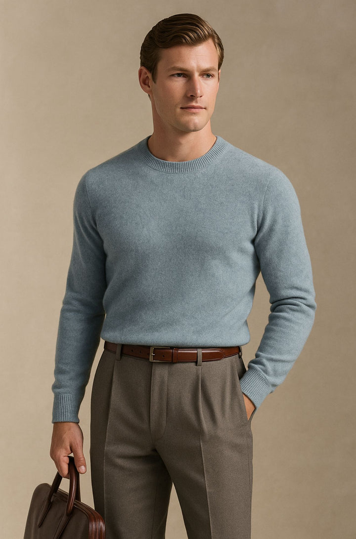 Blenford™ | Luxe Merino Crew Neck Jumper for Men