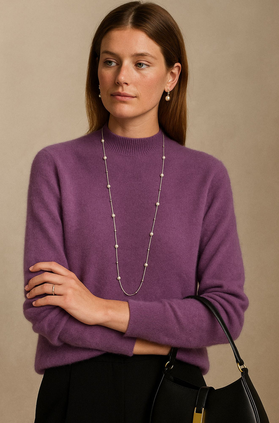 Alden Rowe - The Soft Touch Cashmere Rowan Mock