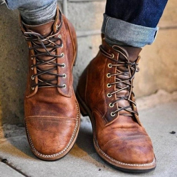 Jayden - Rugged Leather Boots for Men