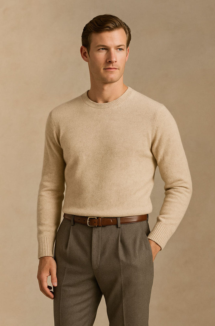 Blenford™ | Luxe Merino Crew Neck Jumper for Men